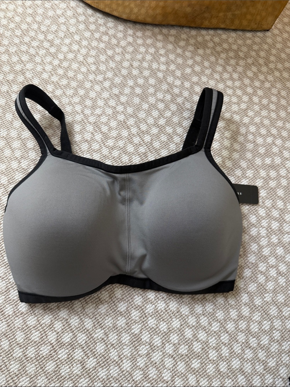 Natori Gray and Black Sports Bra